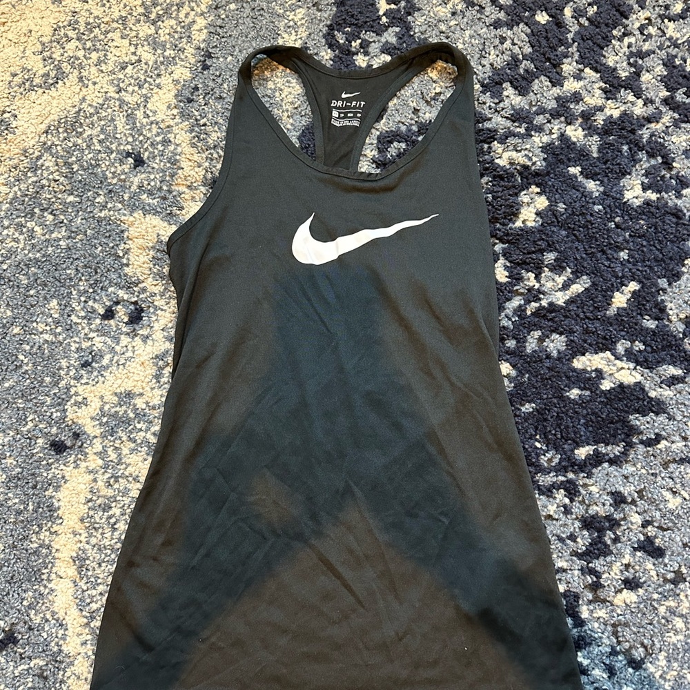 Nike Women's Black Dri-FIT Tank Top